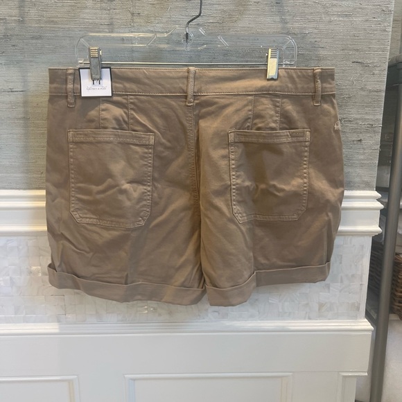 NWT new 14 whbm White House black market pret a play shorts tan toasted hazelnut - Picture 8 of 17